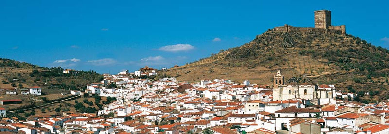 El pueblo de Feria en la provincia de Badajoz