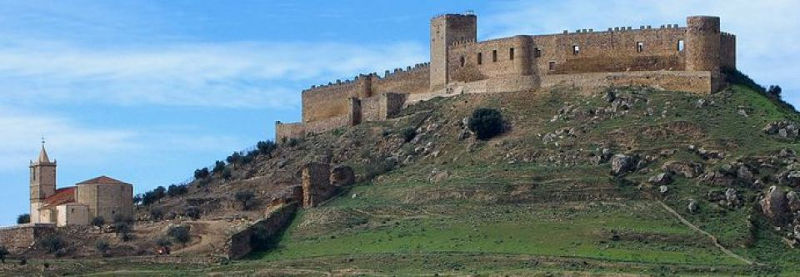 Castillo medieval de Medellín en Badajoz