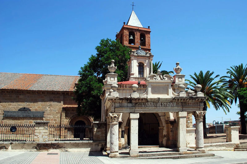 El Hornito en la Basílica de Santa Eulalia, Mérida