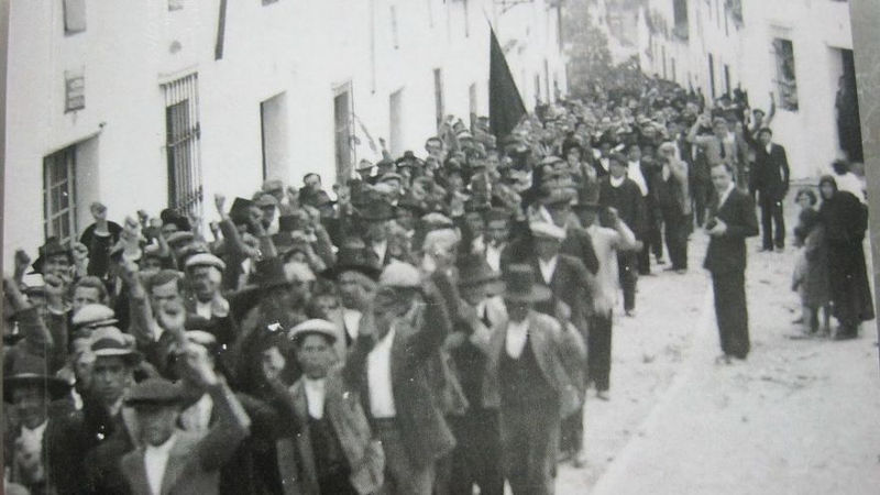 Rebelión de campesinos en el 1936 en Extremadura