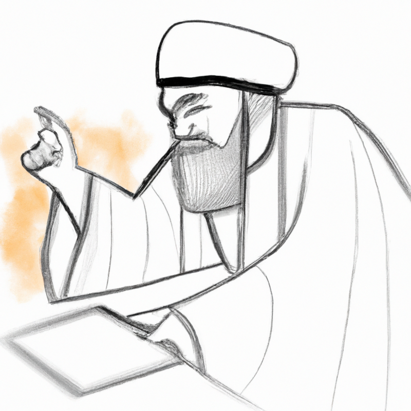Ibn Marwán en dibujo