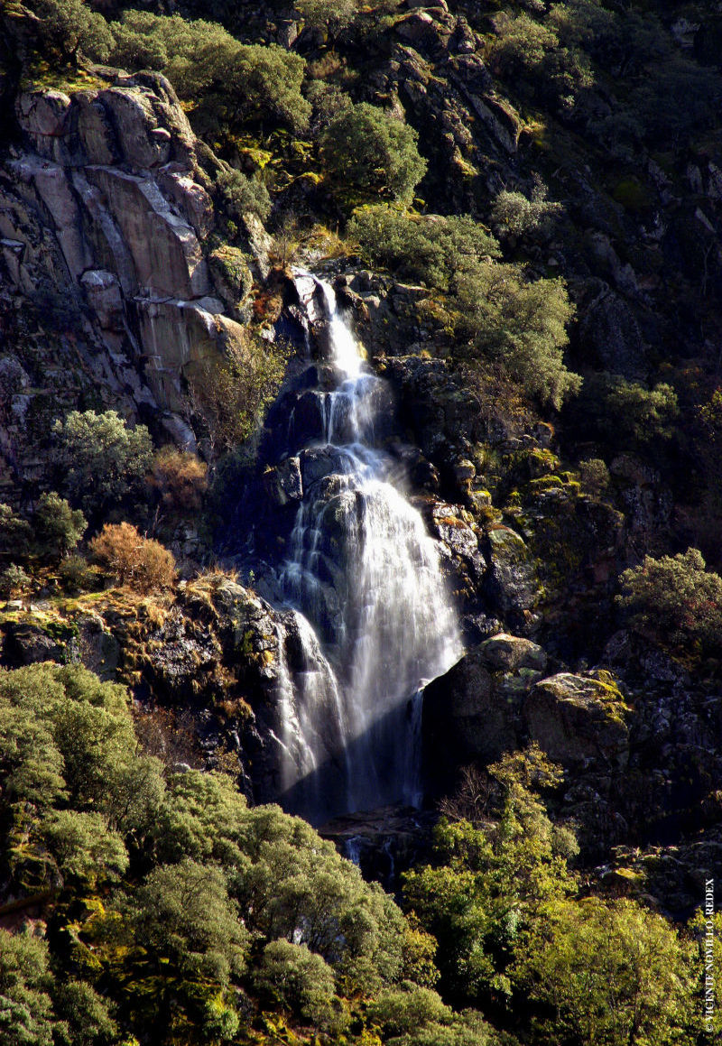 La cascada Manto de la Virgen en Extremadura